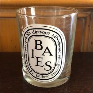diptyque candle glass canister 6.5 oz/190g size